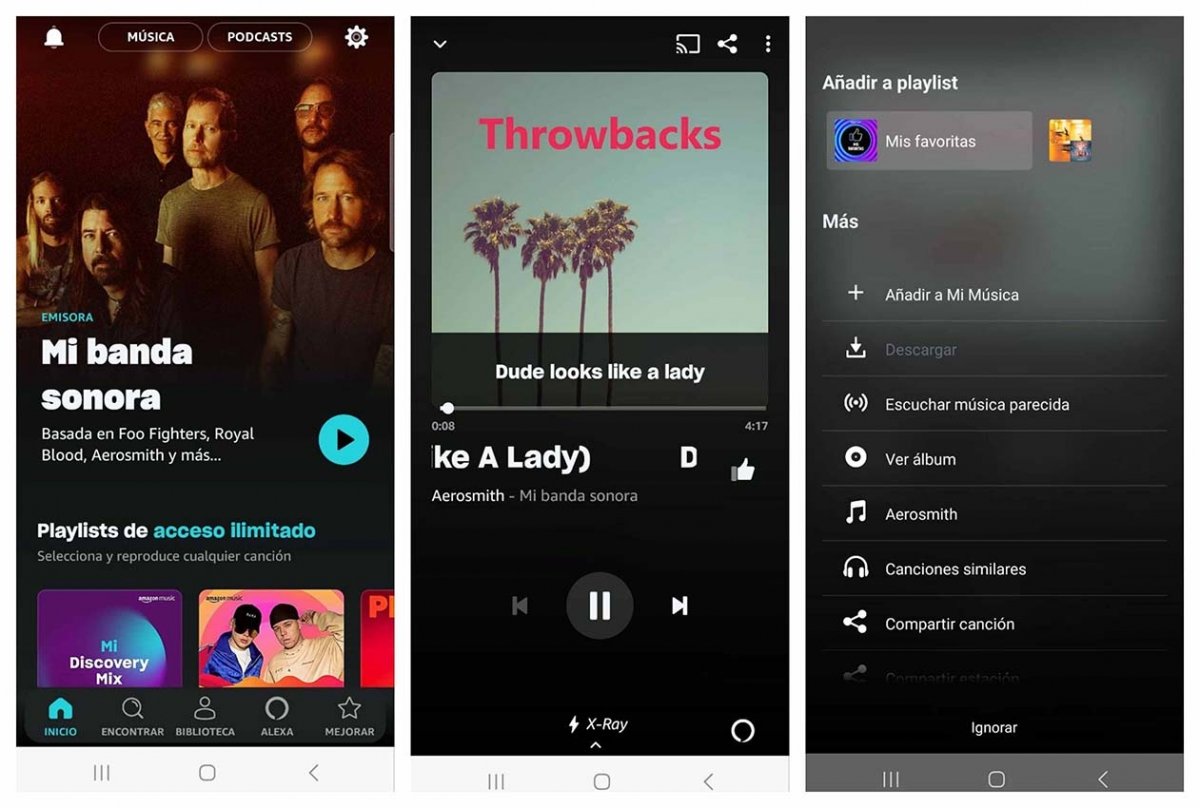 Descargar canciones solo esta disponible en Amazon Music Unlimited