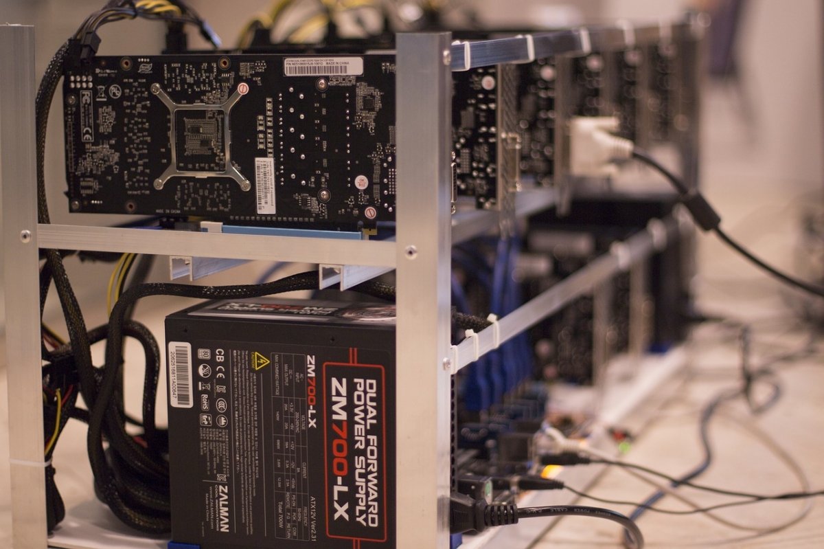 Máquina de mineo de bitcoins