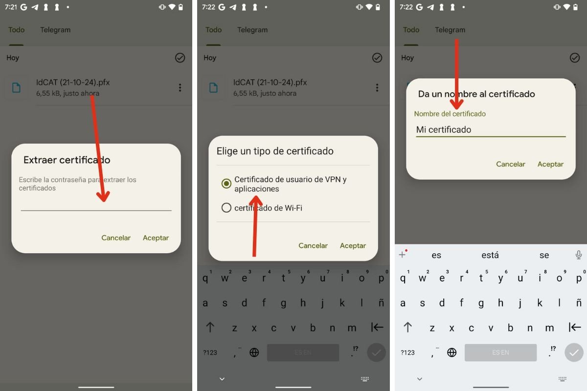 Pasos que debes dar para instalar un certificado digital en tu móvil Android