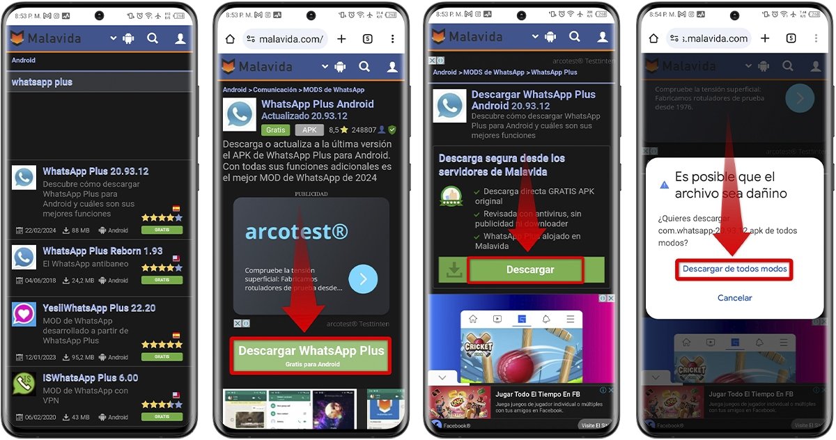 Sitios mas seguros para descargar archivos APK en Android