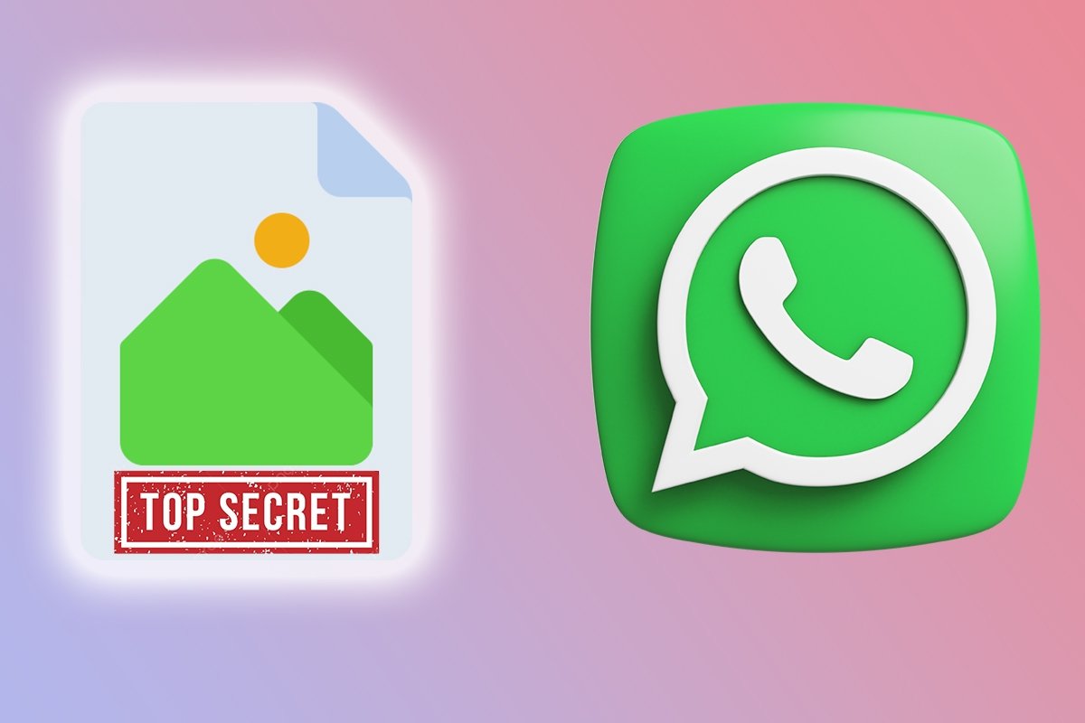 So verschickt man WhatsApp-Bilder, die sich beim Öffnen verändern.
