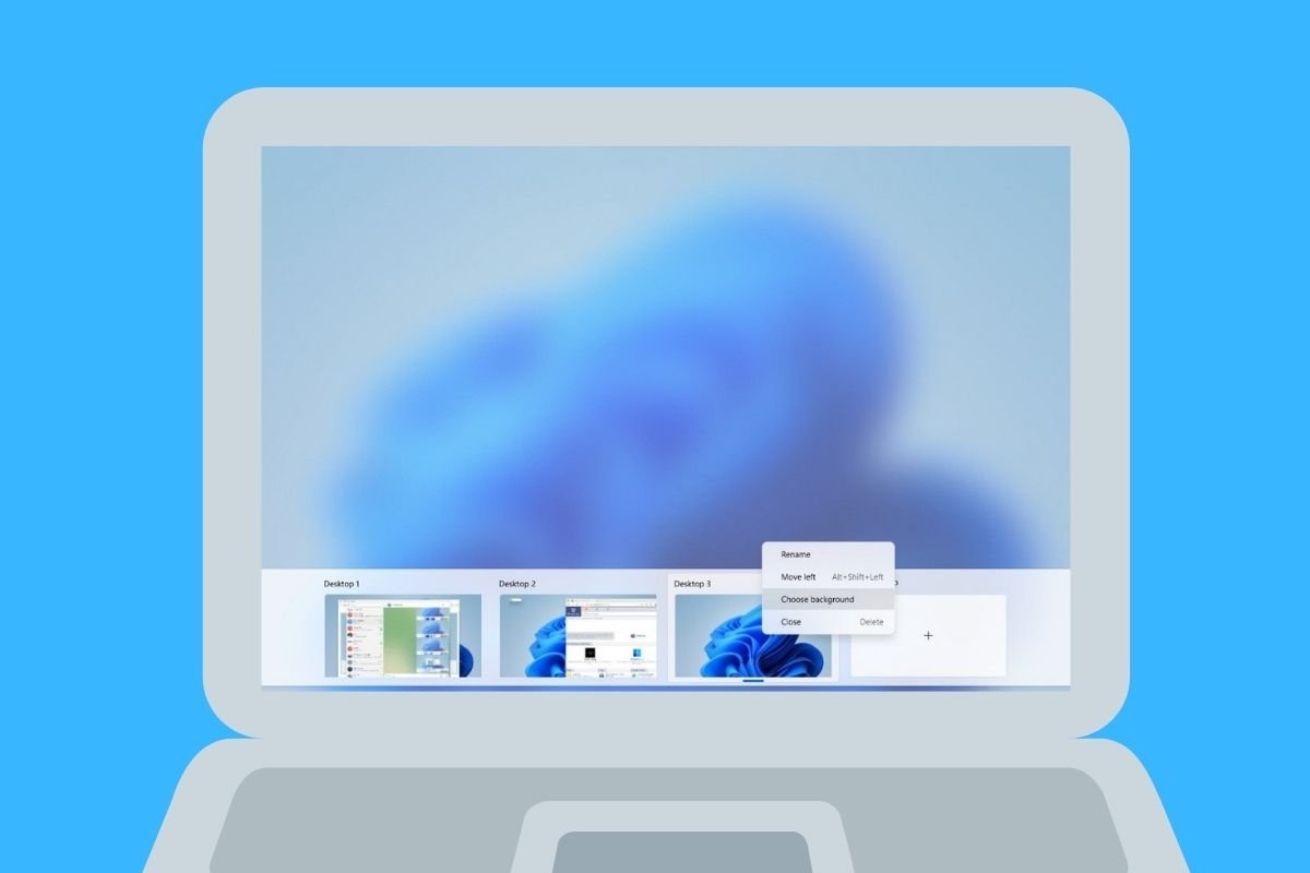 Cómo cambiar de escritorio virtual en Windows 11